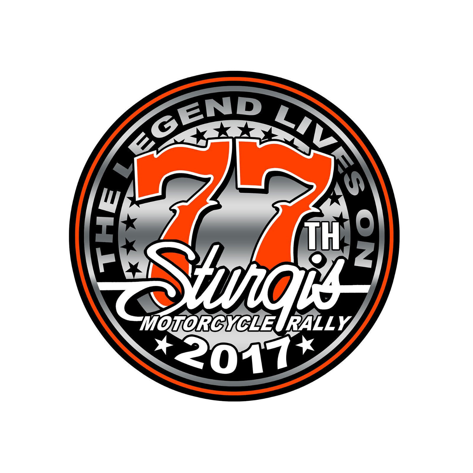 2017 Sturgis Motorcycle Rally 77th Logo Enamel Pin