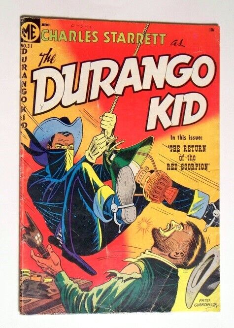 THE DURANGO KID #31 COMIC 1954 FINE THE RED SCORPION