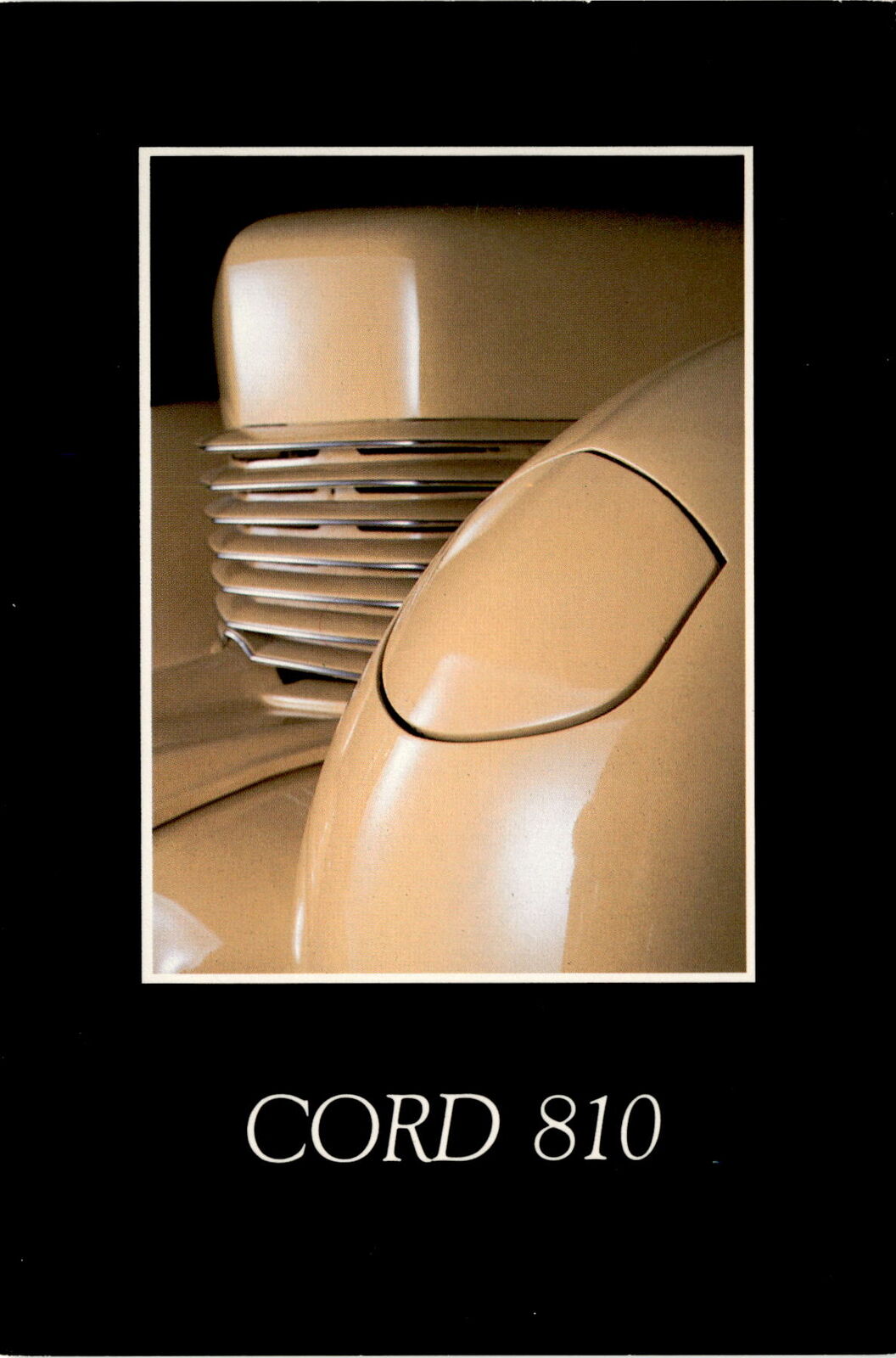 Vintage Postcard: CORD 810 1937 Automobile at Heritage Plantation, Cape Cod