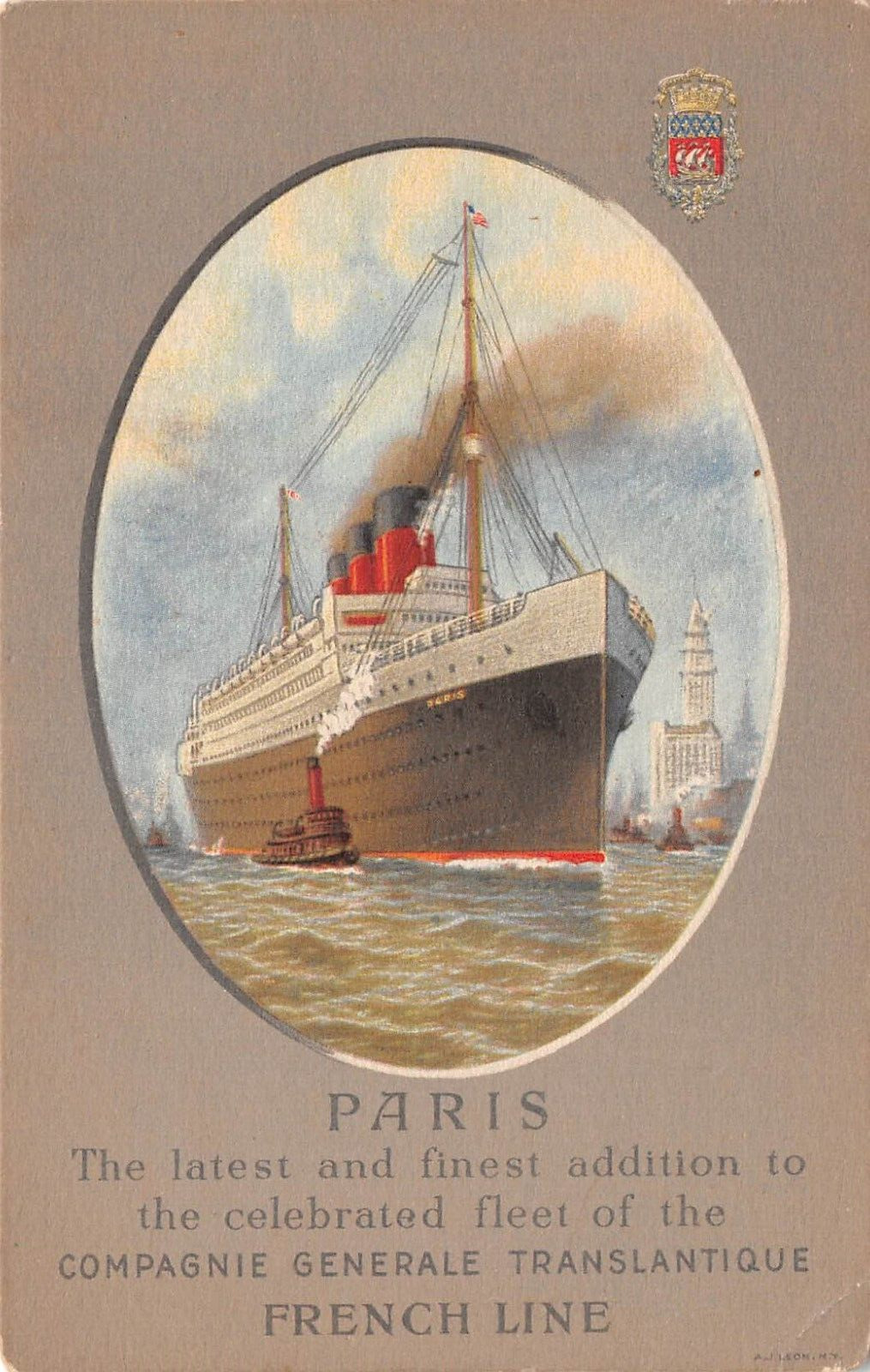 French Line Steamship \