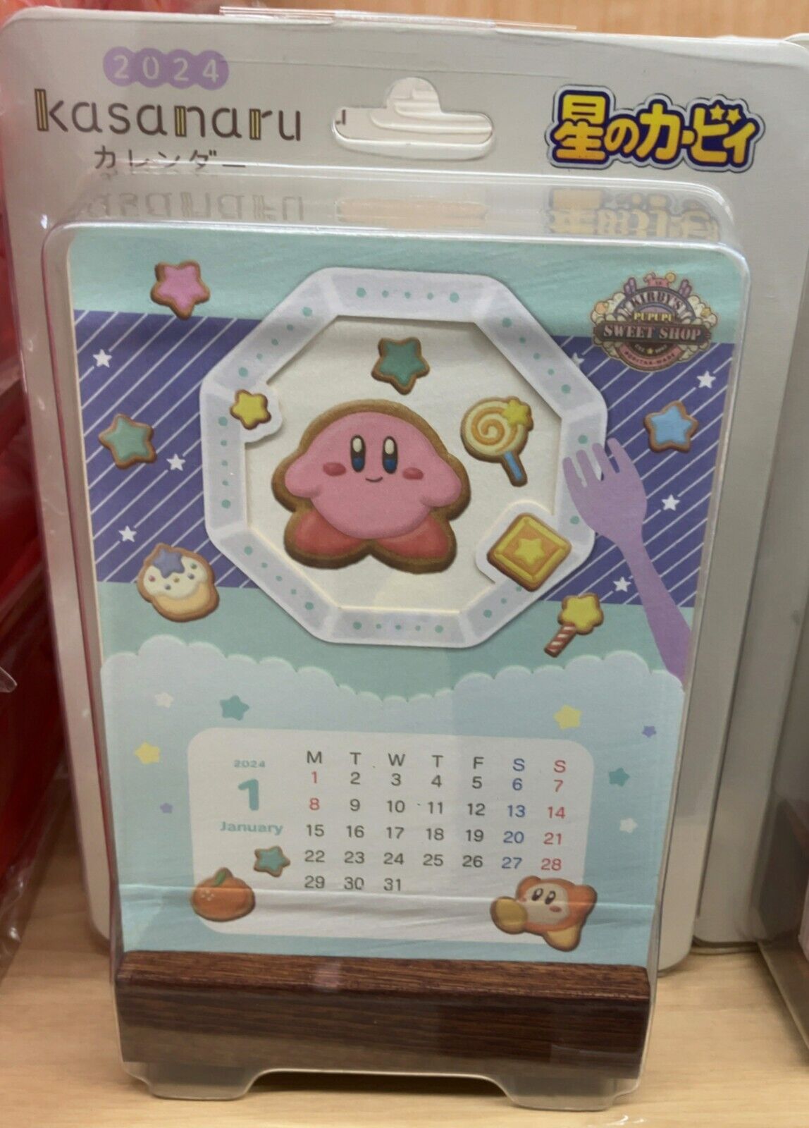 Kirby Super Star 2024 kasanaru Calendar Desktop Type Game Character New