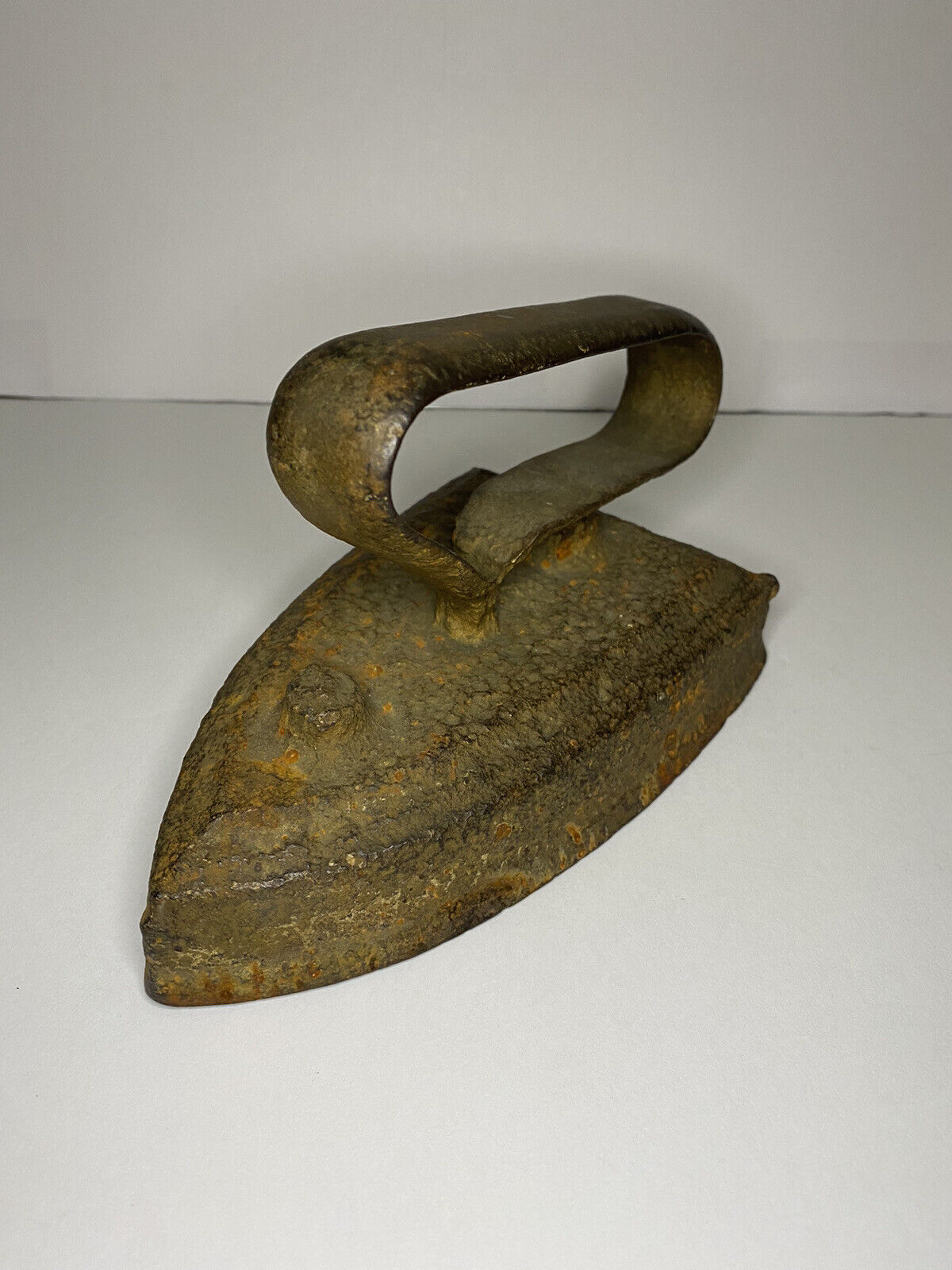 Antique Cast Iron Sad Iron- Early-Mid 19th Century Primitive Americana