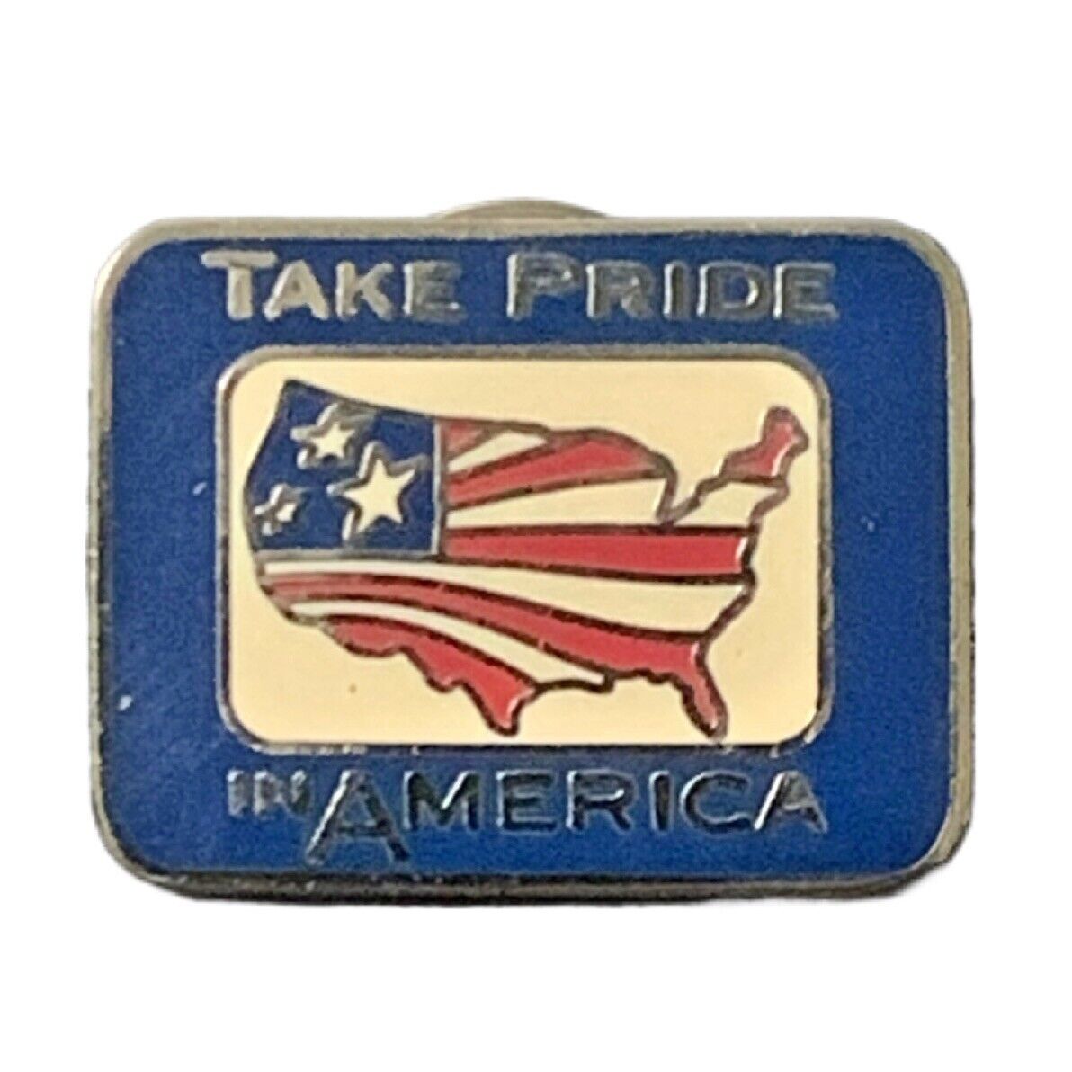 Vintage Take Pride in America Patriotic Pin