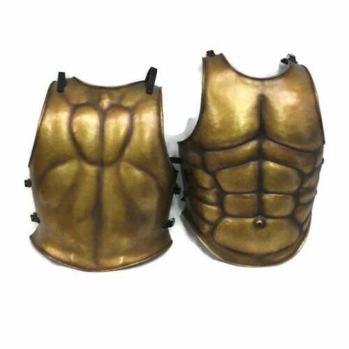 New Muscle armour jacket brass finish knight fightor's costume Christmas gift