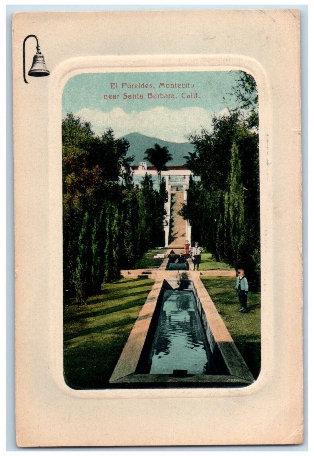 1915 El Fureides Montecito Exterior Santa Barbara California CA Rieder Postcard