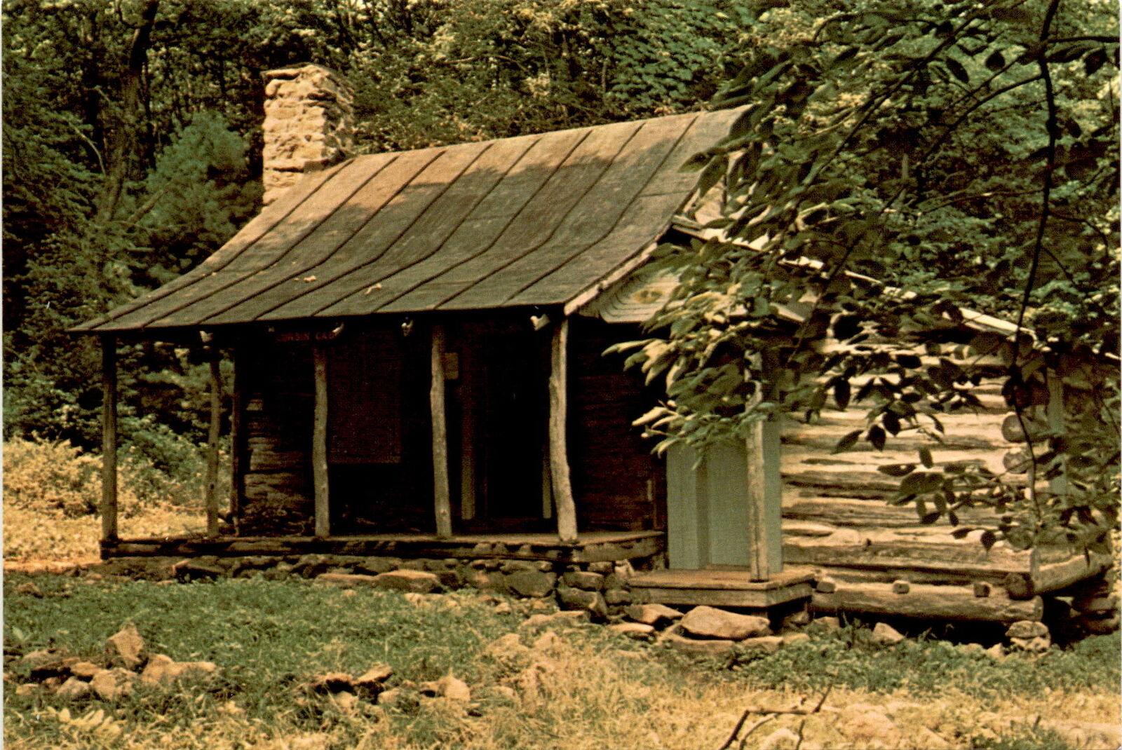 Corbin Cabin, George Corbin, Shenandoah National Park, Luray postcard Postcard