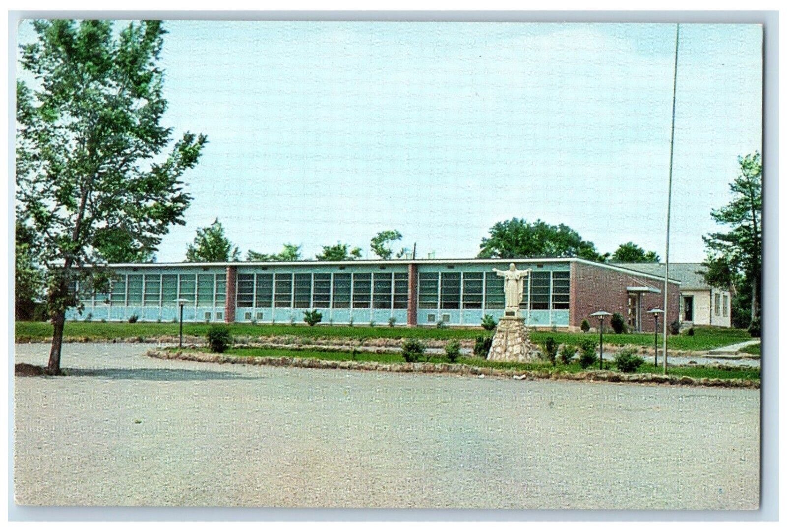 c1960's Sacred Hearts School Morrilton Arkansas KS Unposted Vintage Postcard