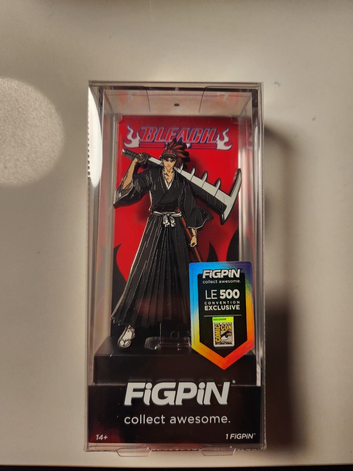 In Hand Figpin Bleach Renji Abarai #1374 SDCC 2024 Exclusive LE 500 NEW LOCKED
