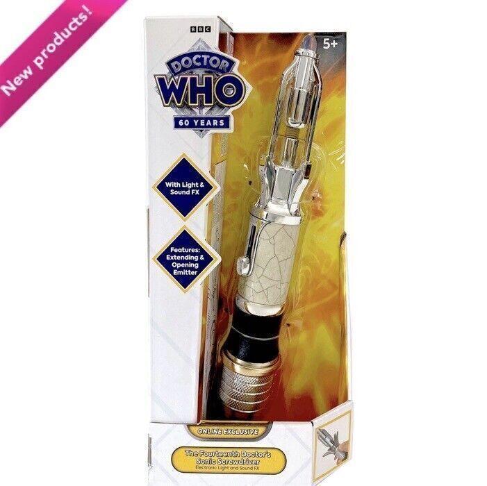 Doctor Who 14th Doctor's Sonic Screwdriver Limited Edition Exclusive Light Sound