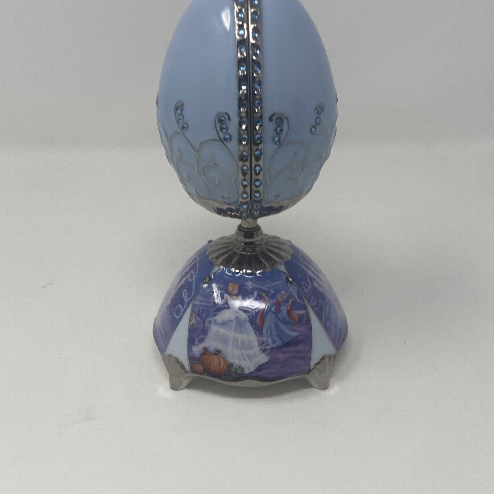 Disney Elegant Cinderella Heirloom Porcelain Musical Egg Collection