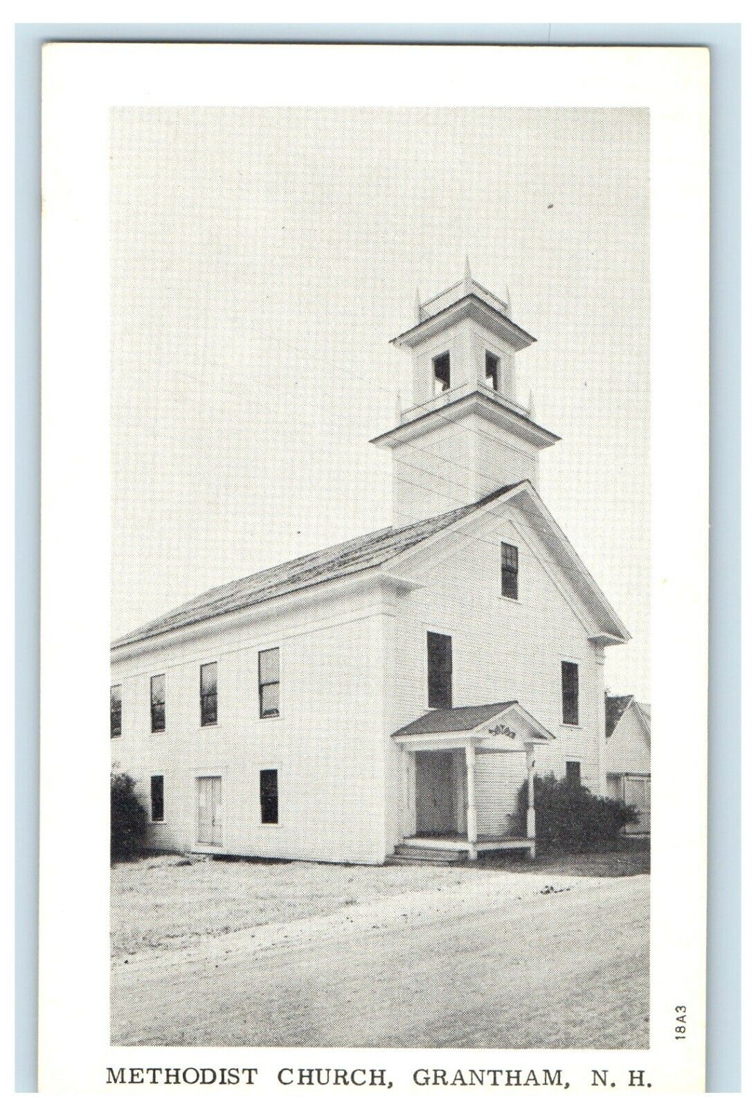 c1930's Methodist Church Grantham New Hampshire NH Antique Postcard