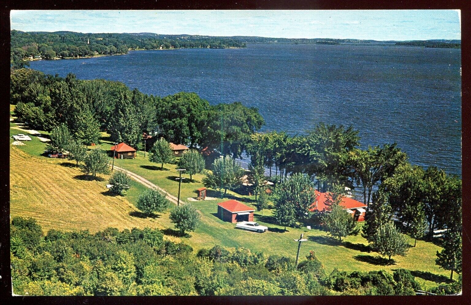 KEENE Ontario Postcard 1968 Rice Lake Elm Grove Camp
