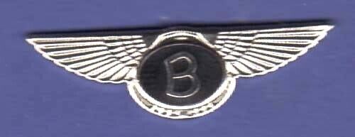 Vintage Bentley hat pin lapel pin tie tac enamel metal badge - Collectible