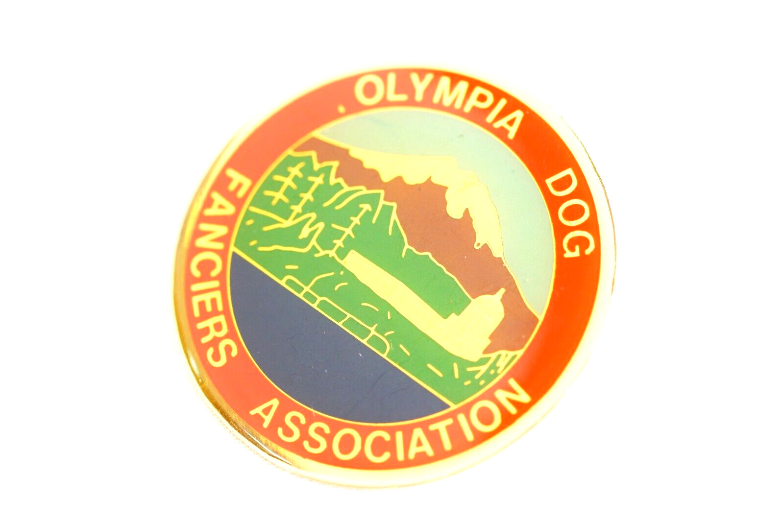 Olympia Dog Fanciers Association Kennel Club Canine Dog Lapel Pin