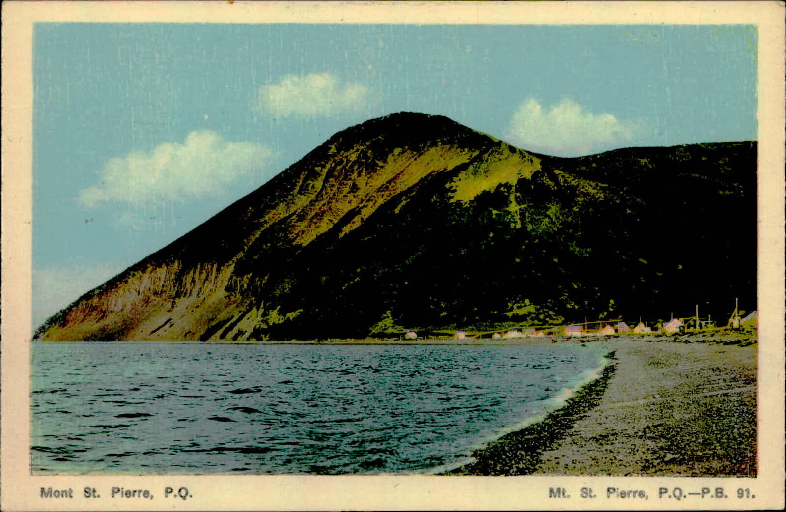 Postcard: Mont St. Pierre, P.Q. Mt. St. Pierre, P.Q.-P.B. 91.