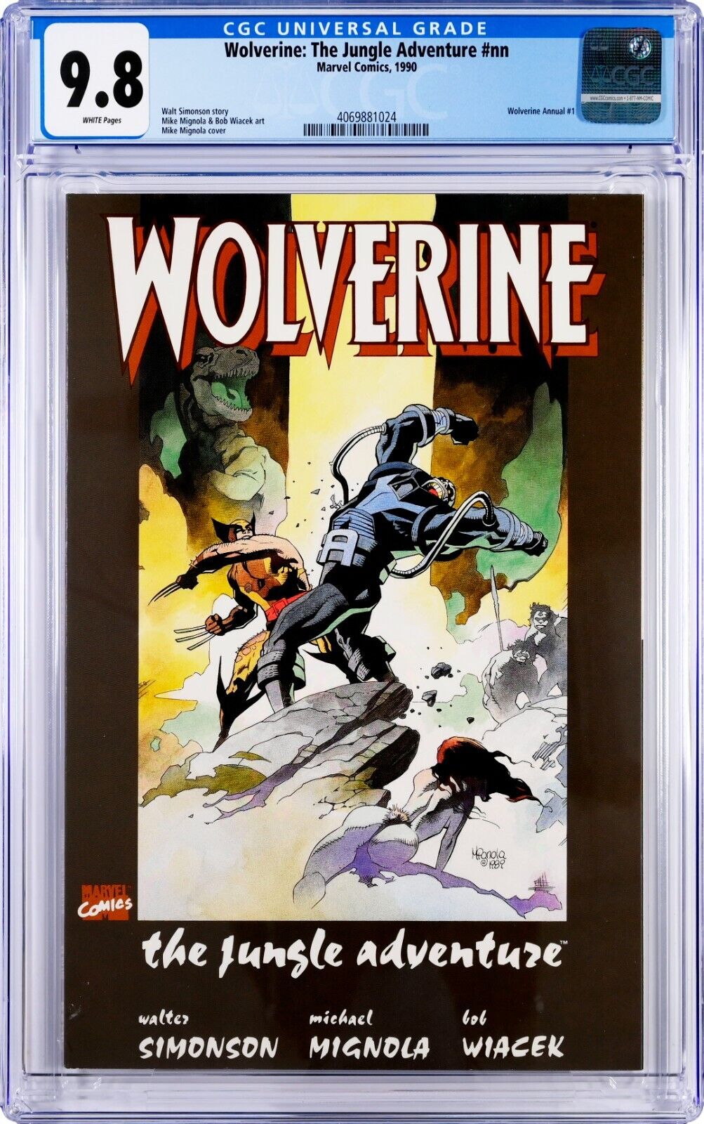 Wolverine: The Jungle Adventure CGC 9.8 (1990, Marvel) Savage Land, 1st Erista
