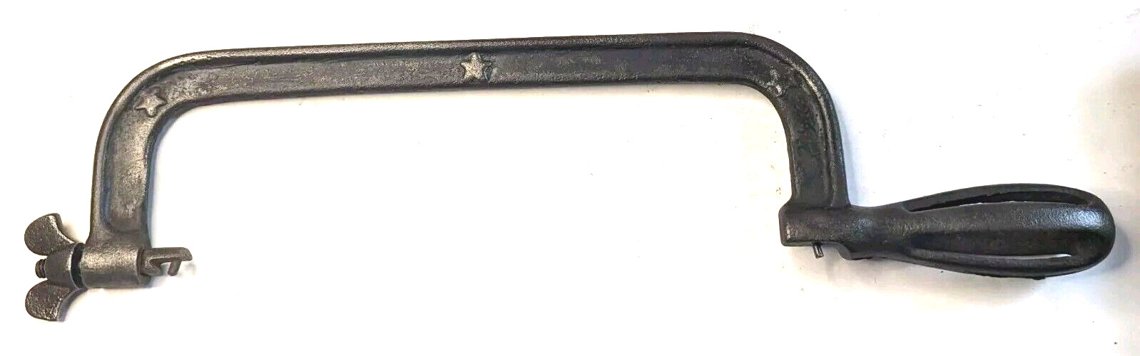 Vintage Cast Iron Hacksaw