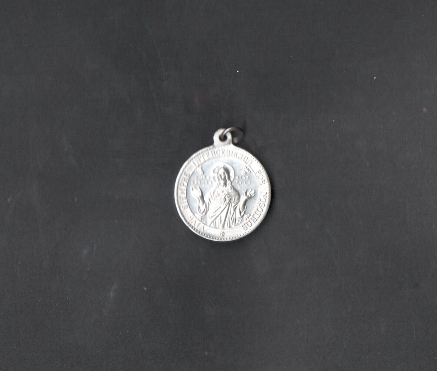 Medal antique del Sagrado Corazon de Jesus medalla utenti antigua