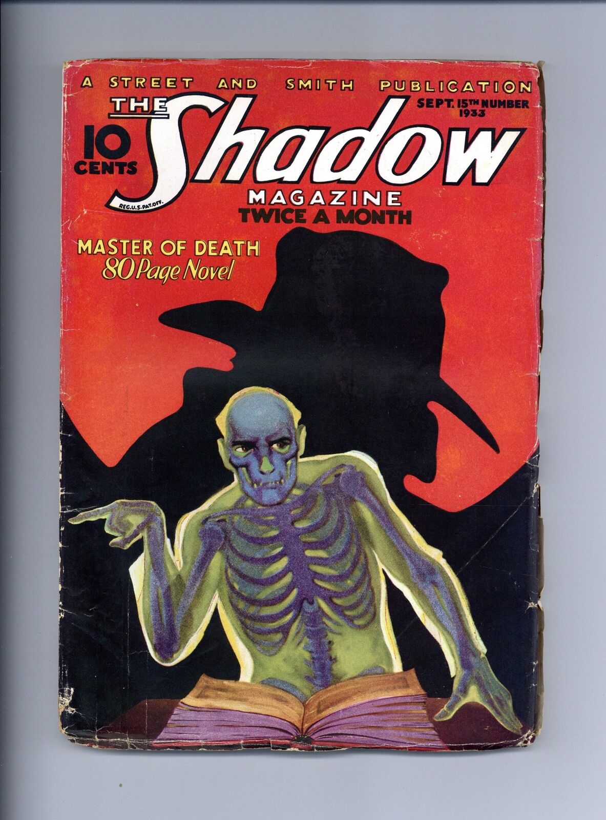 Shadow Pulp Sep 1933 Vol. 7 #2 VG
