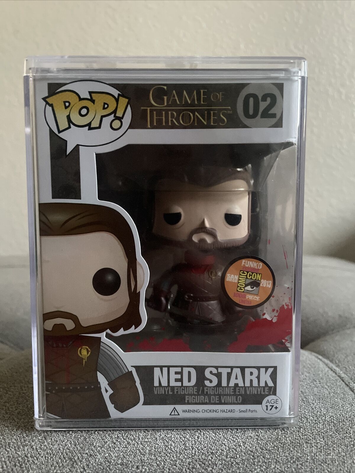 Funko POP Game of Thrones #02 Ned Stark (Headless, 2013 SDCC, 1008 pcs.)