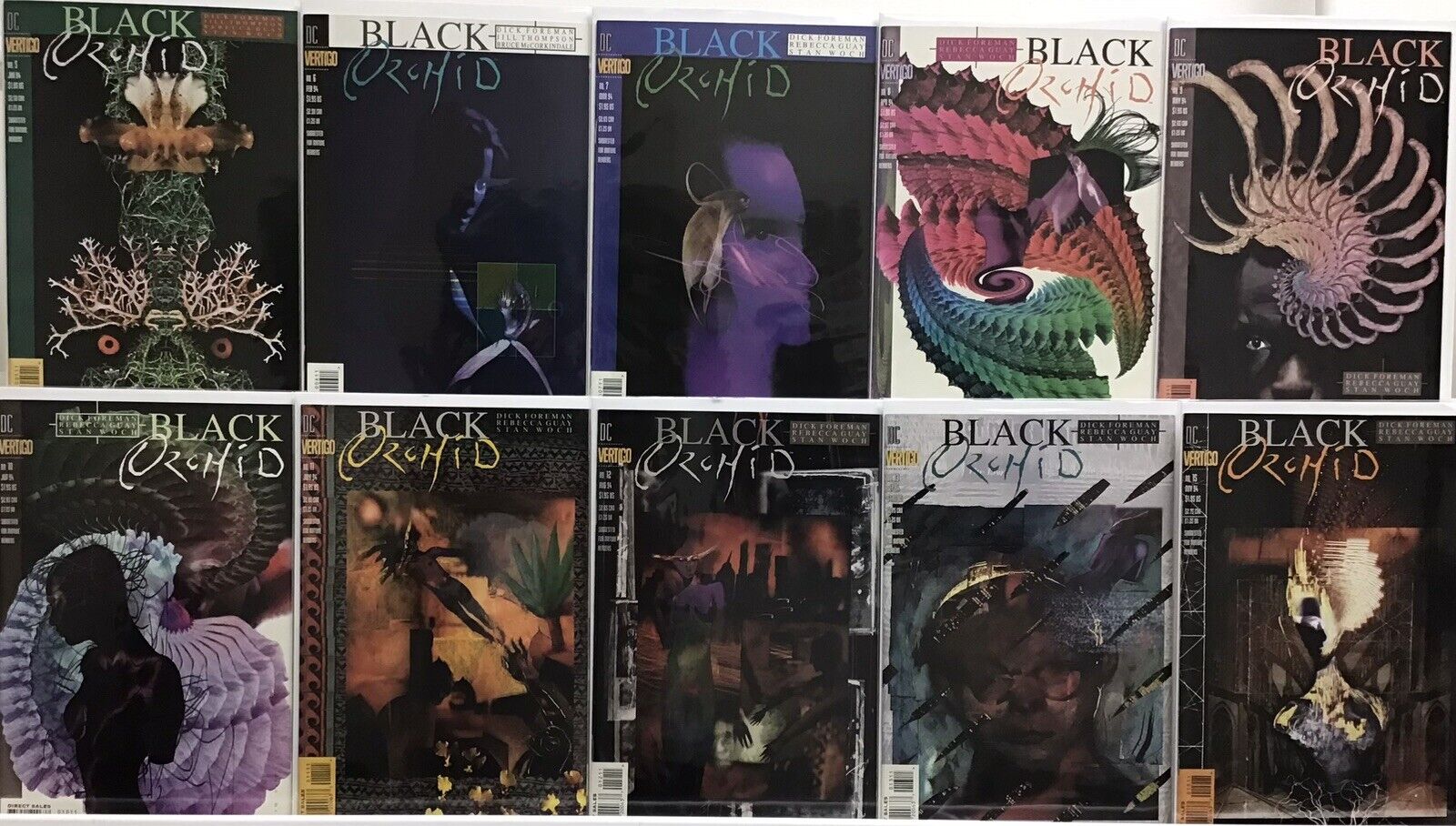 DC Vertigo Comics - Black Orchid - Comic Book Lot Of 10
