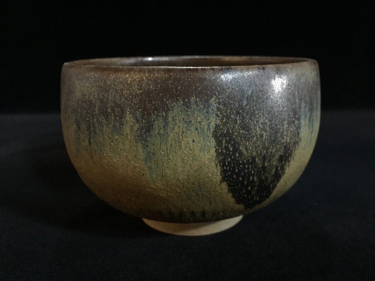 X0894 Japanese Pottery Tea Ceremony Bowl Cup CHAWAN Vintage Signed MATCHA