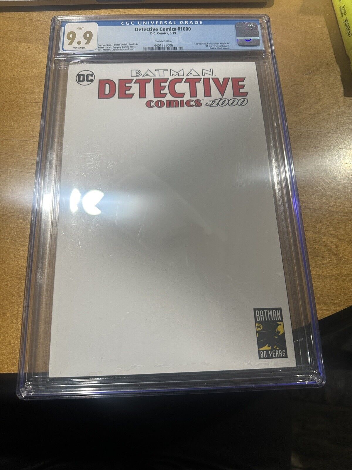 DC 2019 Detective Comics #1000 BLANK/SKETCH \