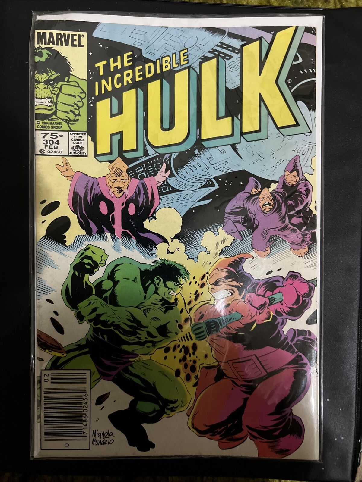 Incredible Hulk #304 (1985) Mike Mignola Cover High Quality U Grade U Get Paid.