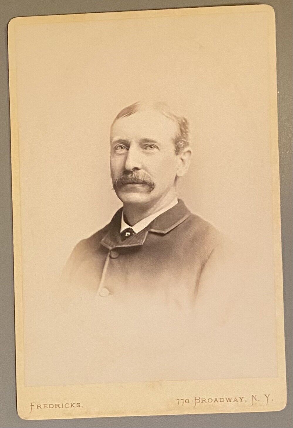 1880s-90s Charles Old Hoss Radbourn Fredericks NY Baseball HOF MLB Cabinet Card