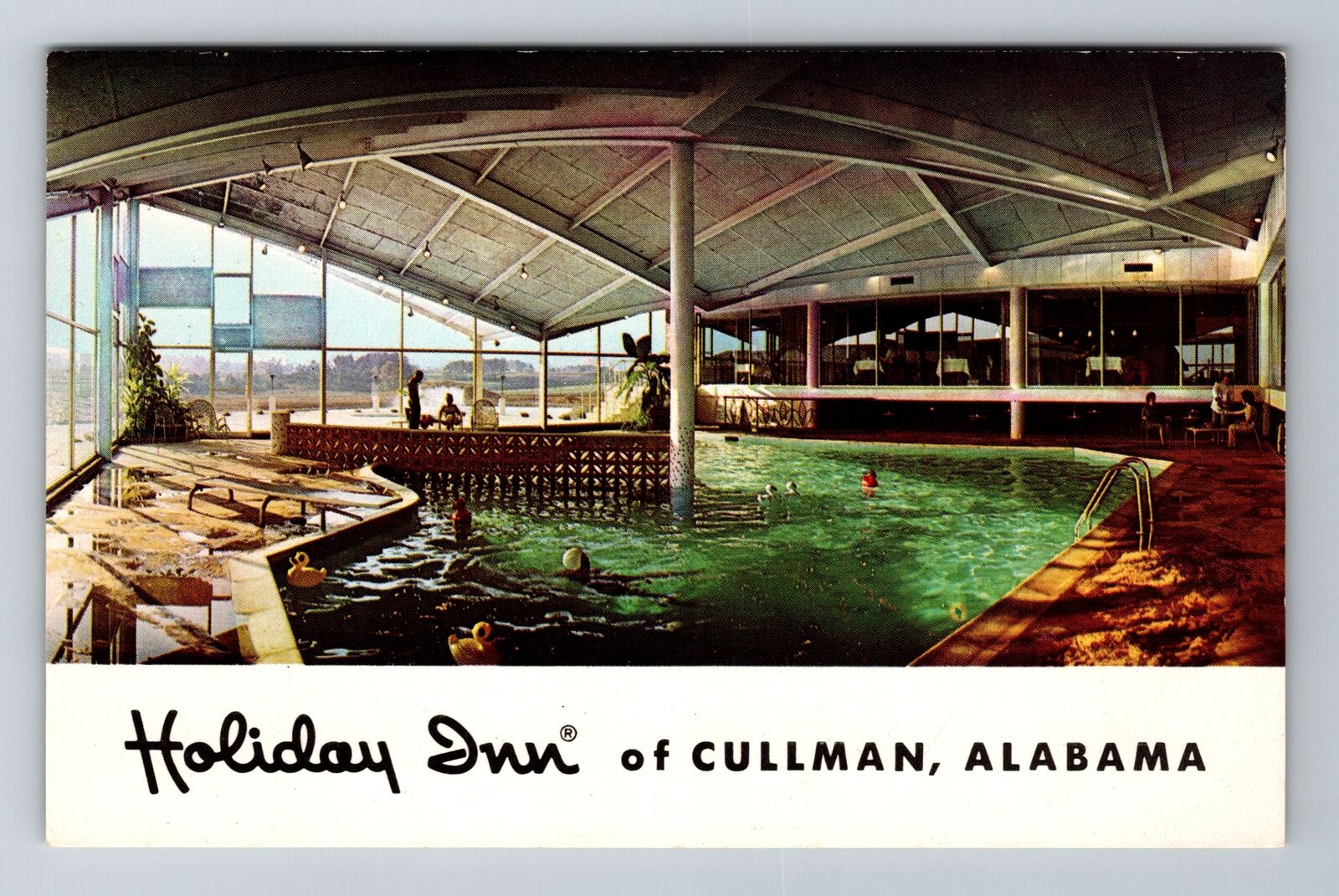 Cullman AL-Alabama, Holiday Inn, Advertising, Antique Vintage Souvenir Postcard