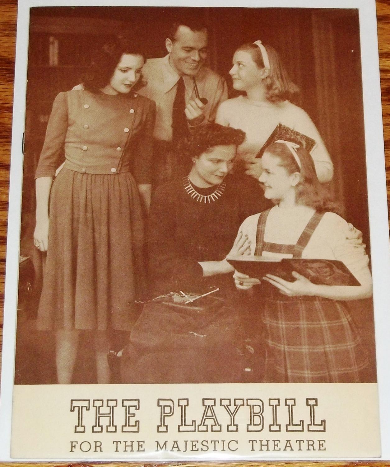 Jerome Chodorov Sally Benson / JUNIOR MISS THE PLAYBILL FOR THE MAJESTIC THEATRE