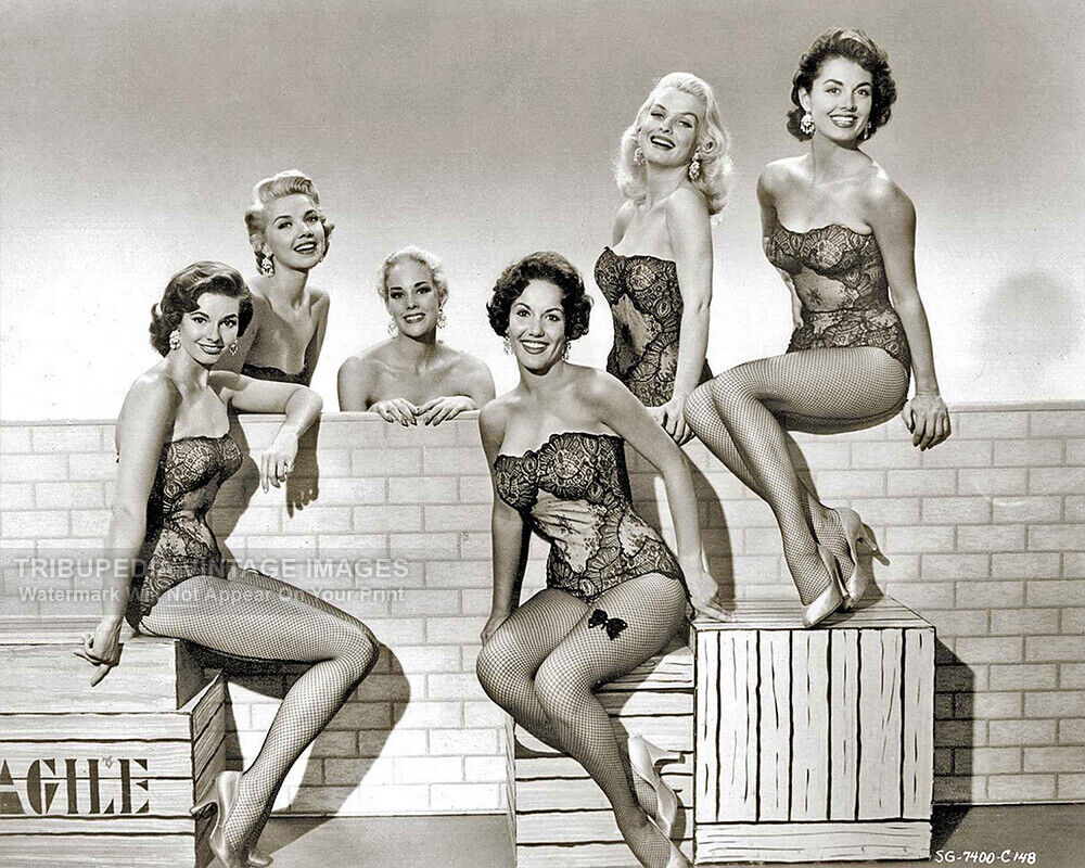 1955 GOLDWYN GIRLS Beautiful Actresses Chorus Girls - Guys and Dolls Promo Photo