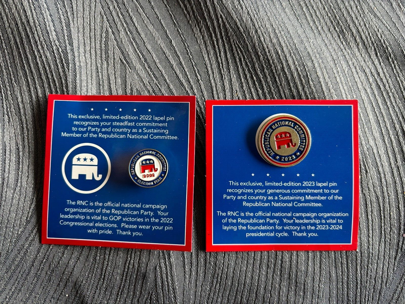 United States Republican Party Pins (2022-2023) Exclusive Limited-Edition 