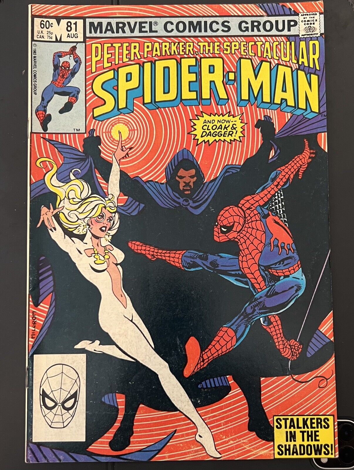 Marvel Comics Peter Parker The Spectacular Spider-Man #81 Aug 1983 Al Milgrom