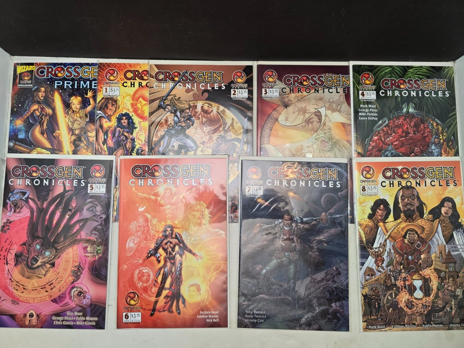 CROSSGEN CHRONICLES COMPLETE RUN #1-8 + PRIMER VF/NM GREAT CONDITION