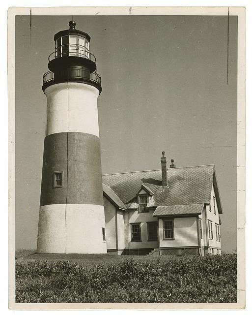Photo:Sankaty Lighthouse,Siasconset,Nantucket Island,1953