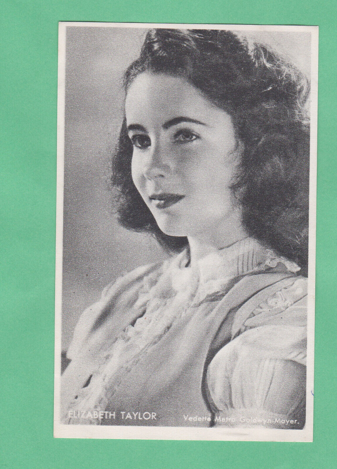 1947  Elizabeth Taylor  RC  Movie Star Card Kwatta Film Stars  C 24 Rare