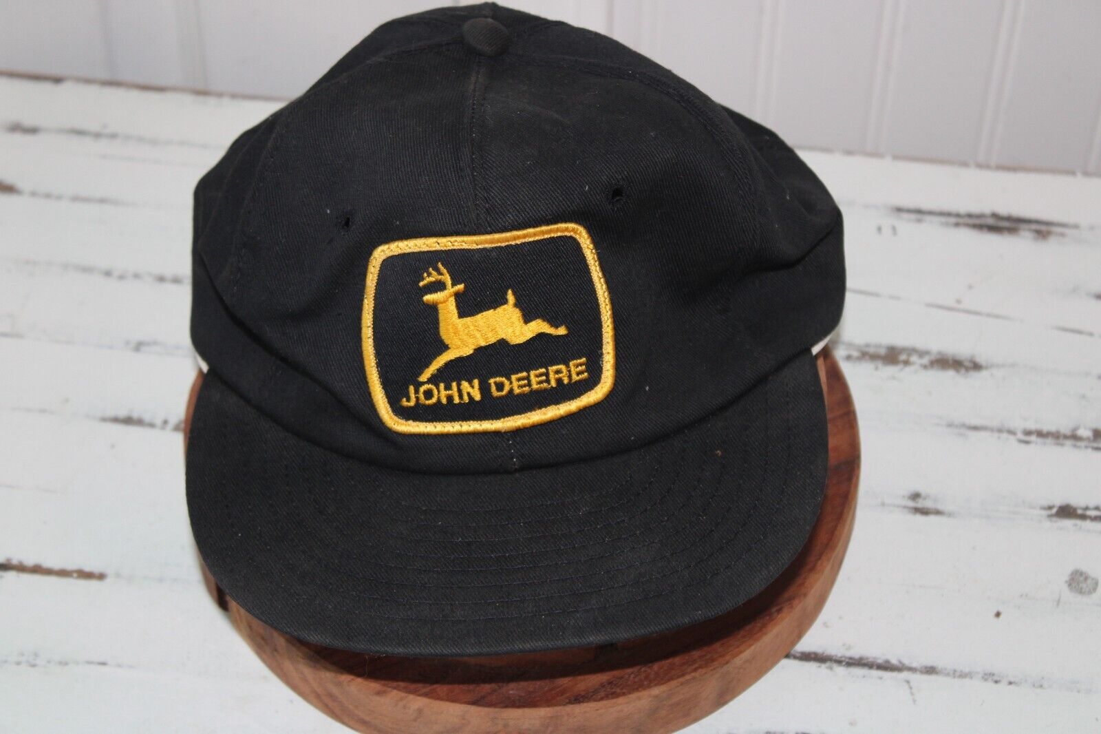 Vintage John Deere Mesh Back Snap Back Patch Trucker Hat Cap Louisville USA