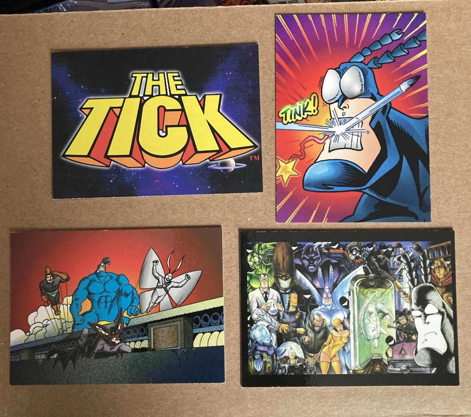 THE TICK 1997 COMIC IMAGES COMPLETE BASE CARD SET OF 72
