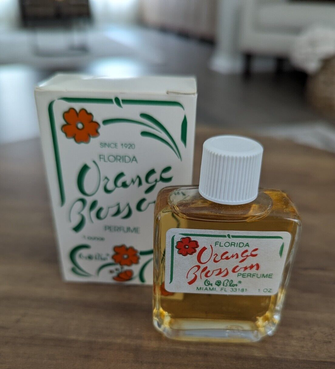 NEW In BOX Vintage Anderson's Orange Blossom Perfume Deadstock 1 Ounce