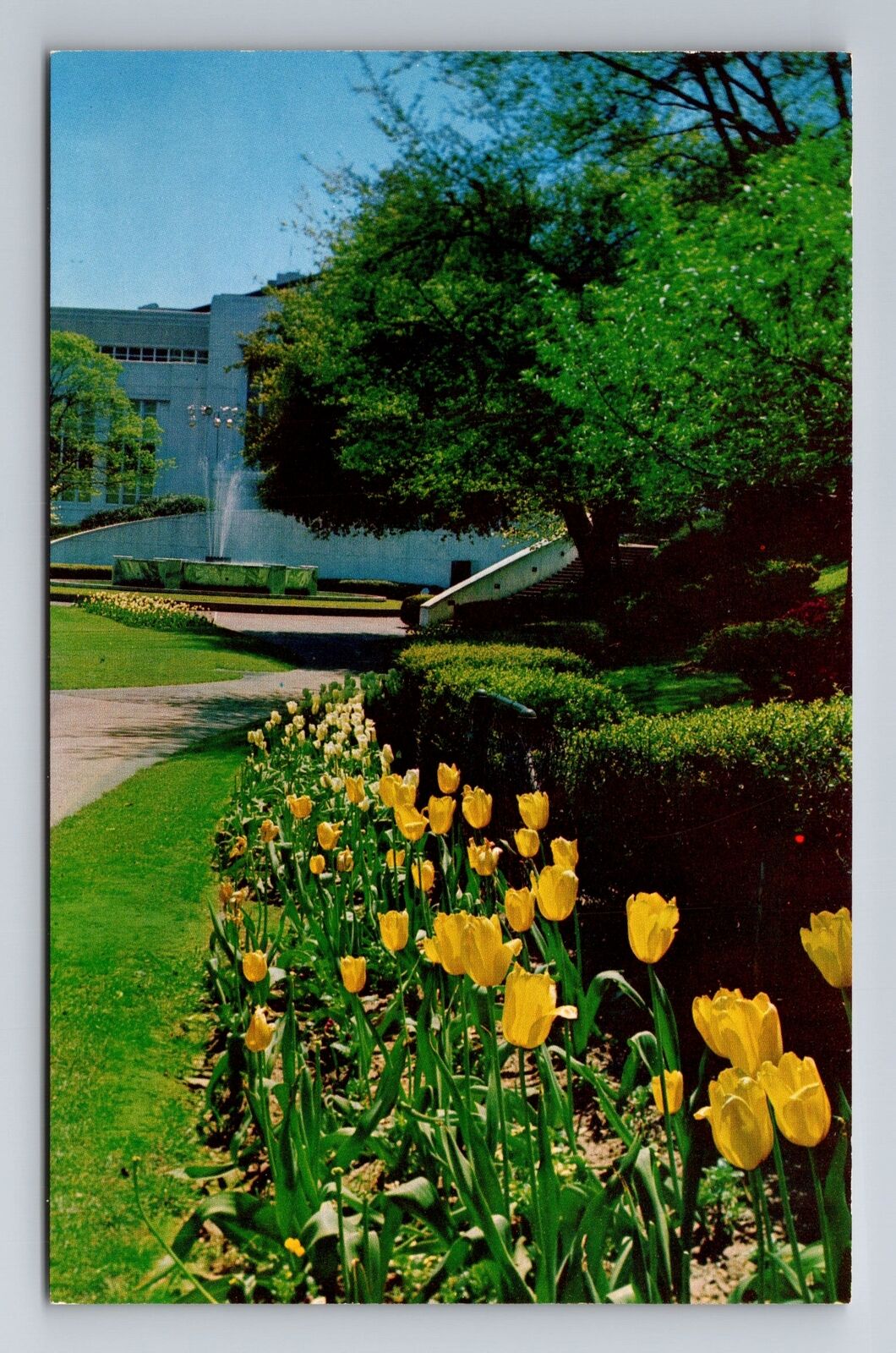 Atlanta GA-Georgia, Joel Hurt Park, Municipal Auditorium, Vintage Postcard