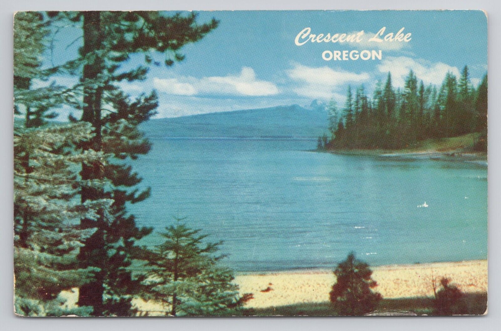 Crescent Lake, Oregon Postcard 3286