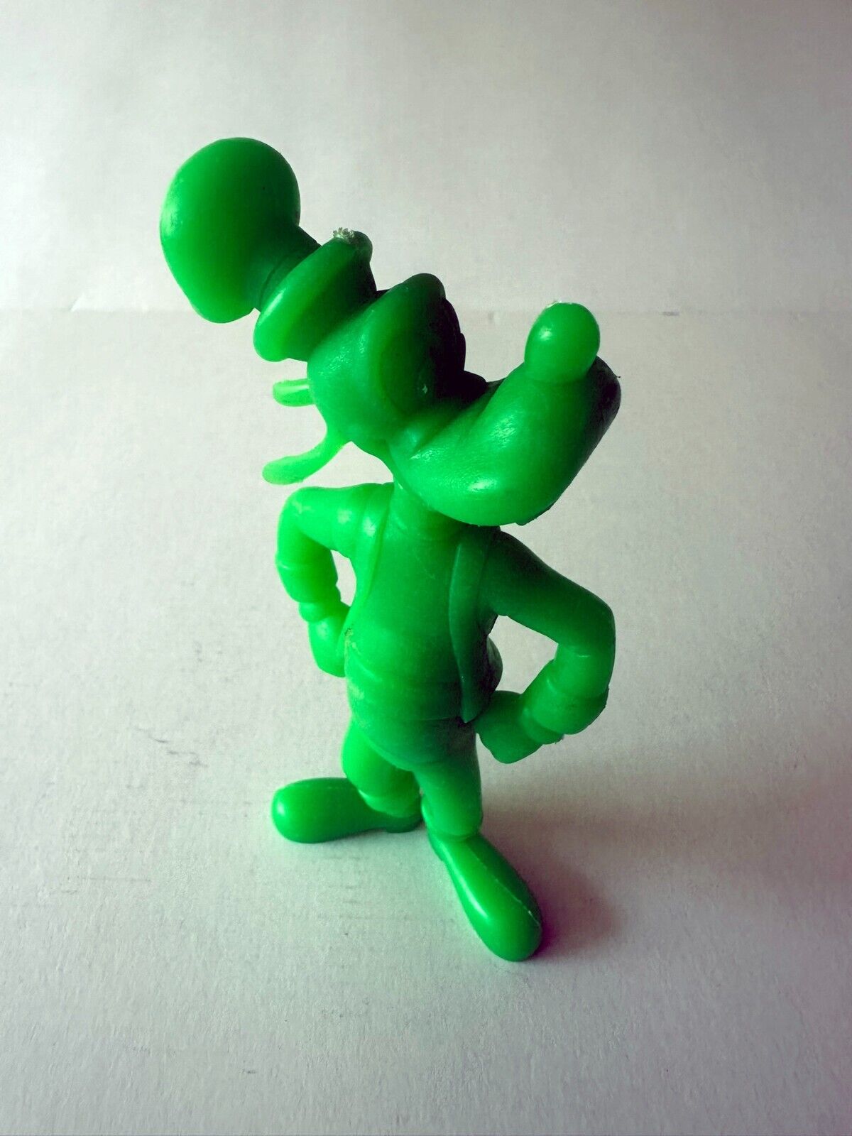 Louis Marx Goofy green plastic figurine Walt Disney collectible toy 1971