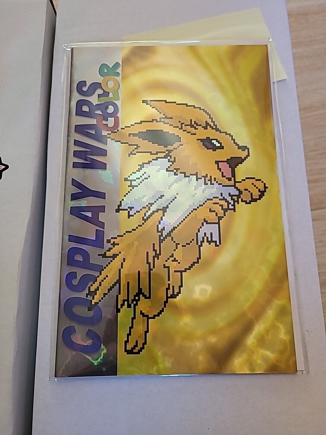 Cosplay Wars Pokemon Jolteon 8-bit Electric Yellow Lava Foil XX/50