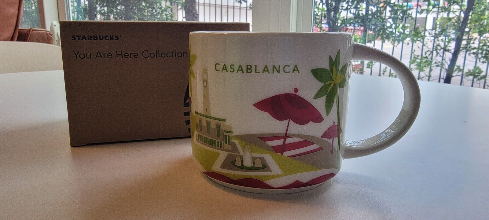 Starbucks CASABLANCA Morocco You Are Here Collection - Coffee Mug Cup 14oz RARE