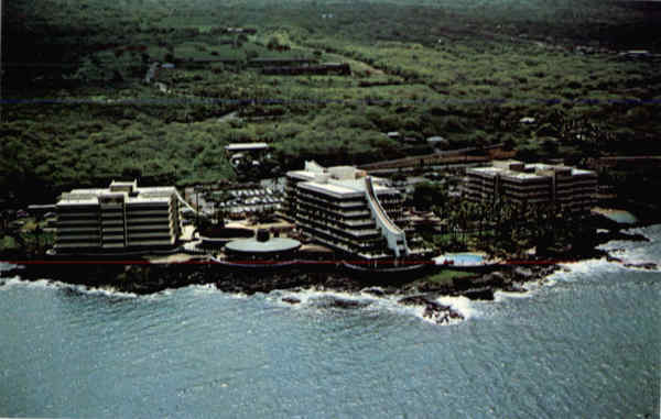 The spectacular Kona Hilton Beach & Tennis Resort on the famous Kona Coast-Hawai