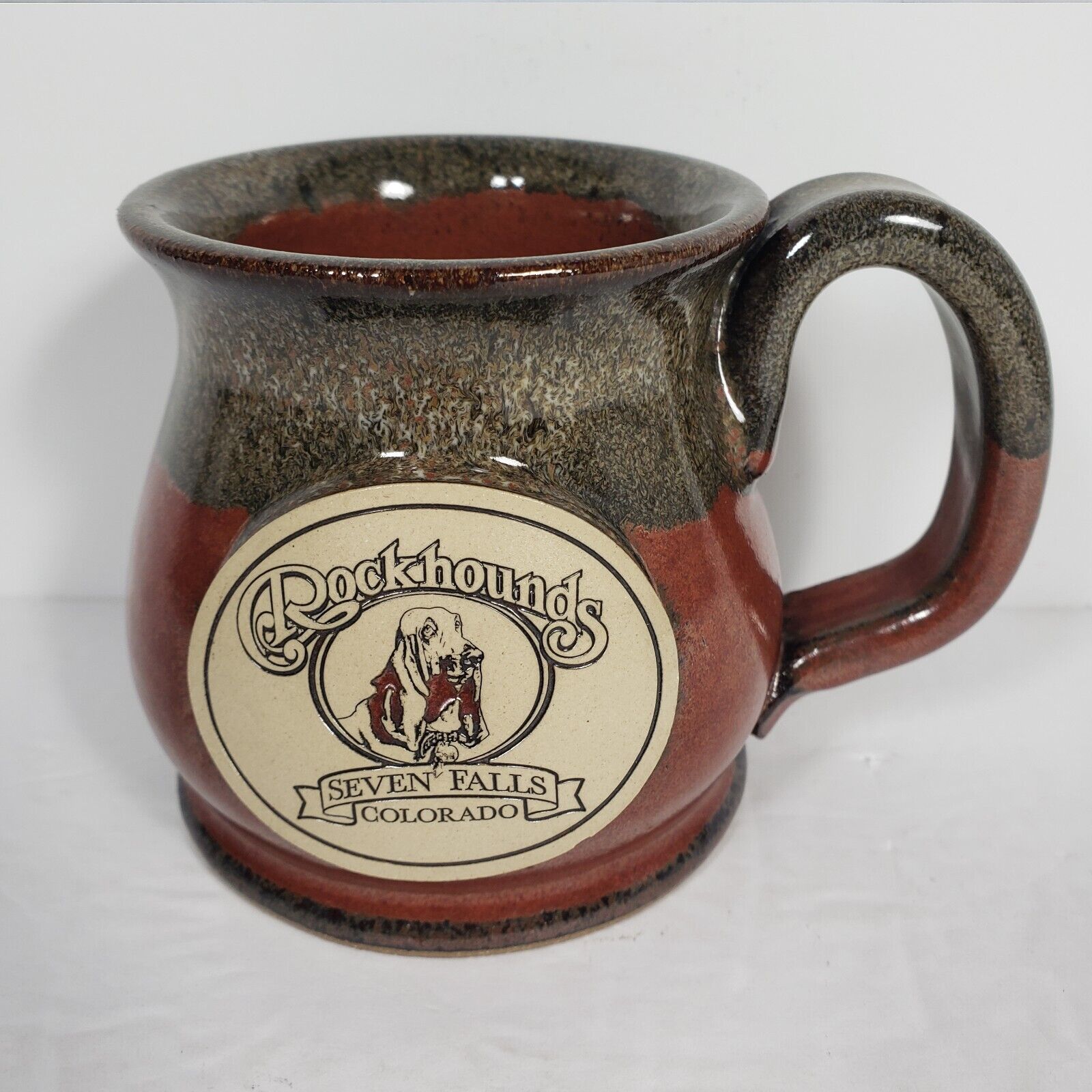 Sunset Hill Stoneware Mug, Rockhounds, Seven Falls, Colorado, Handcrafted in USA