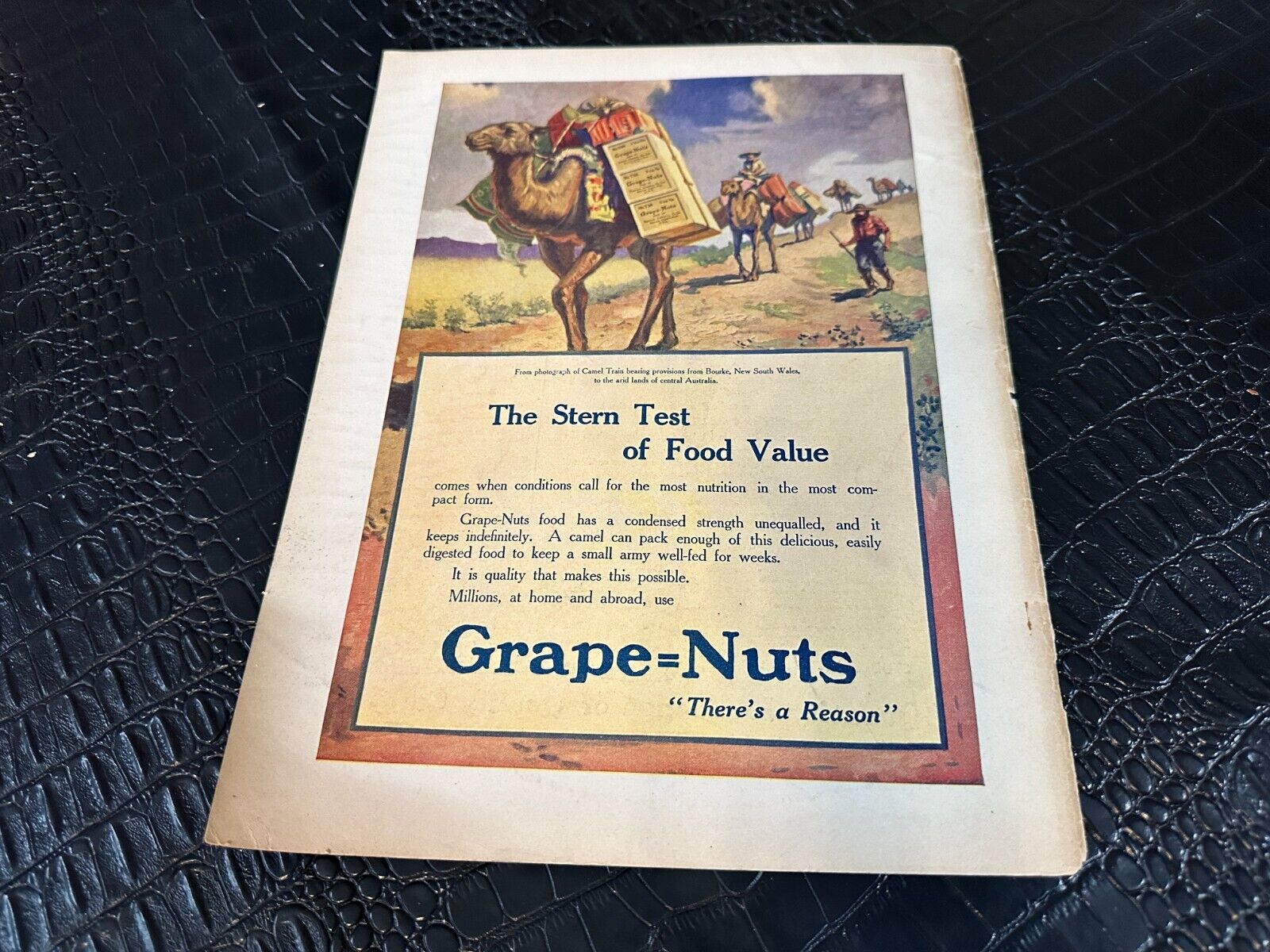 VINTAGE MAGAZINE AD #A089 - 1914 - GRAPE NUTS CEREAL