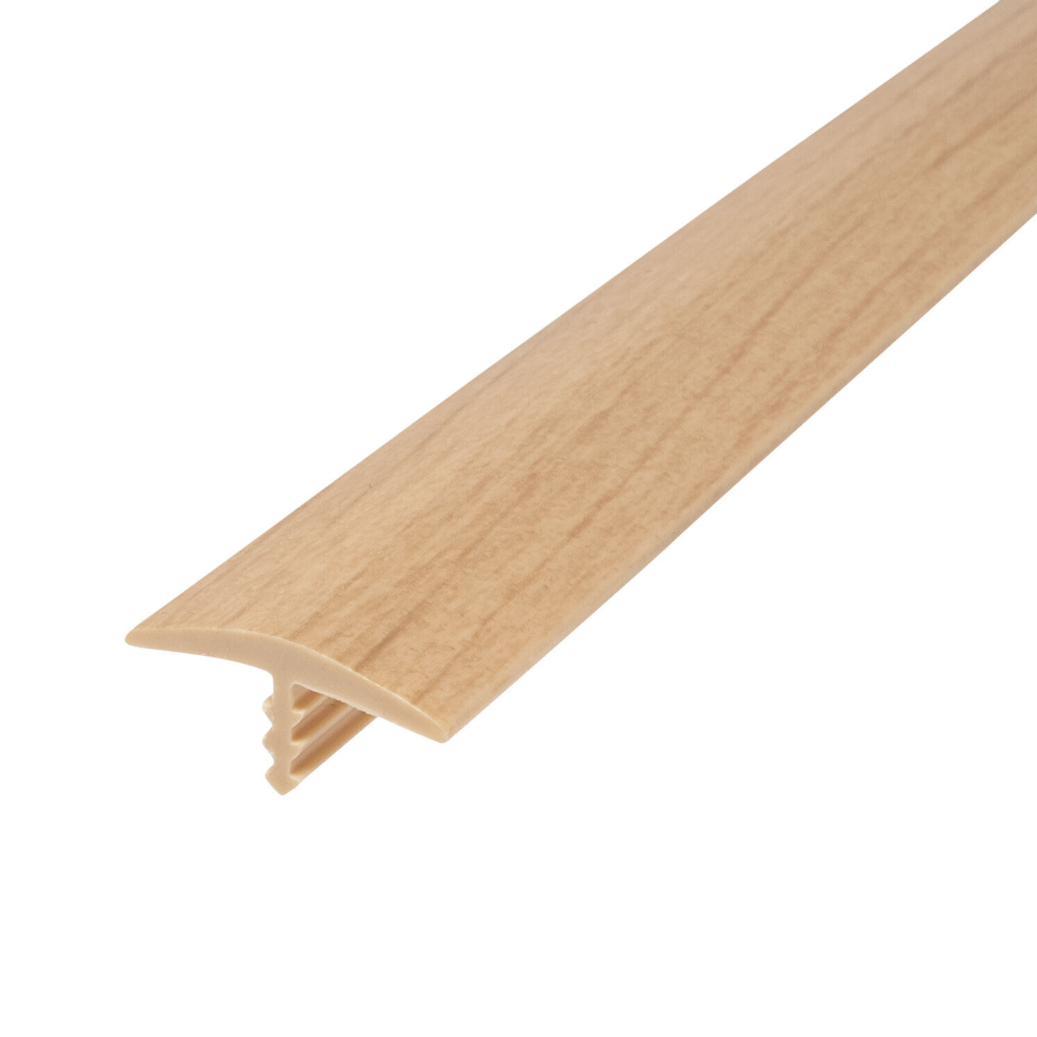 Outwater Plastic T-molding 7/8 Inch Natural Maple Woodgrain Flexible