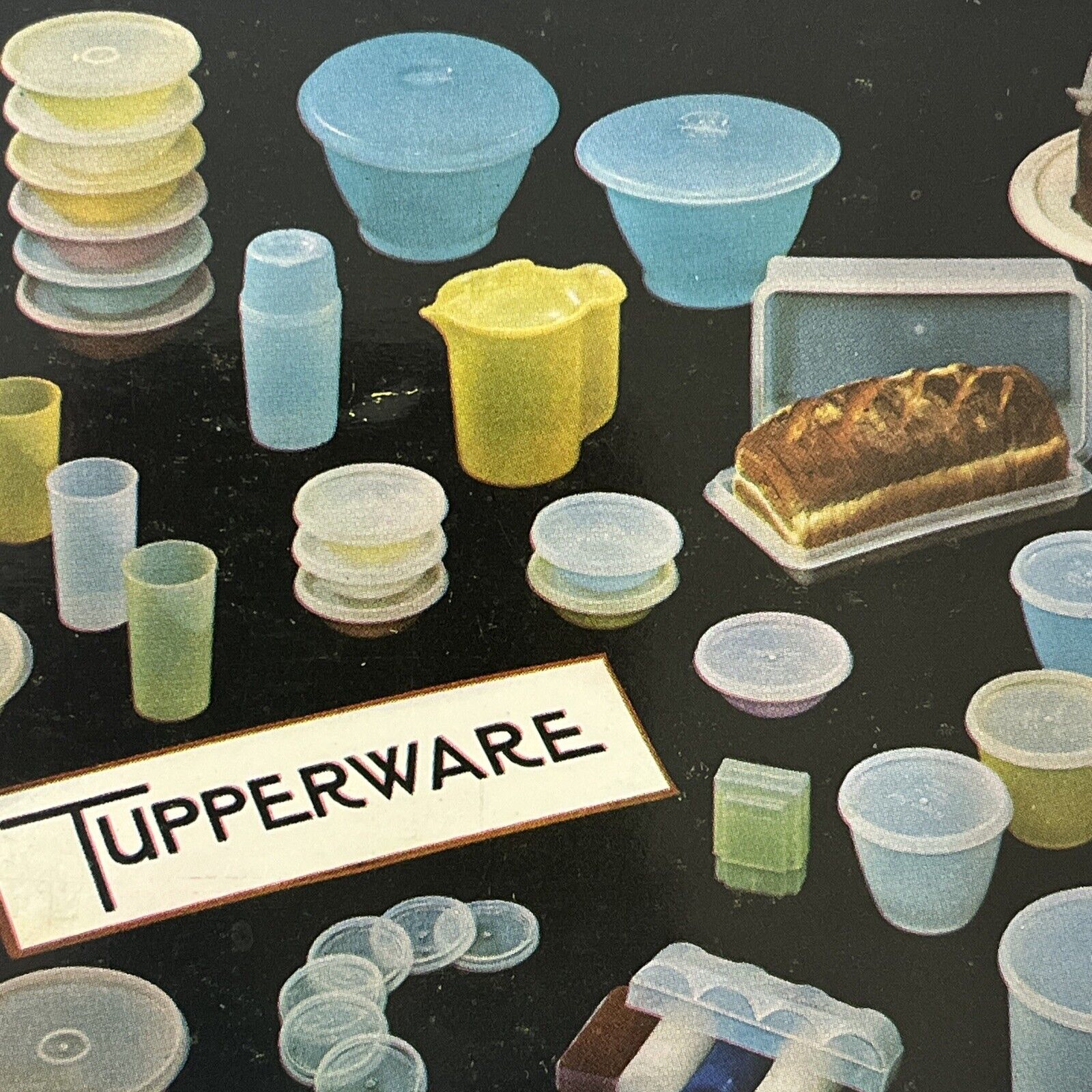 1954 Vintage Postcard Tupperware Parties are fun Try One Nostalgic Novelty ⭐️